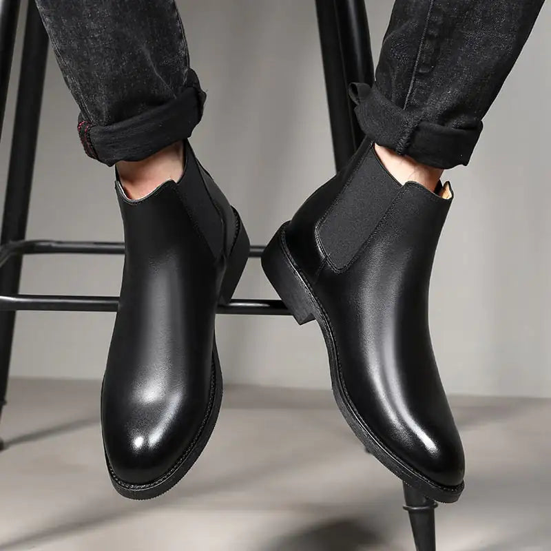 Bottes Martin Chelsea Montantes pour Homme
